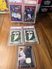 MLB Auto & Numbered Lot Of 5 SSP PSA Topps Bowman Panini Toglia Giles Puason