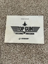 Nintendo Top Gun Second Mission Instruction Manual