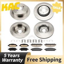 Brake Rotors & Pads Kit Front & Rear For Toyota Venza 2009-2015 All Engines