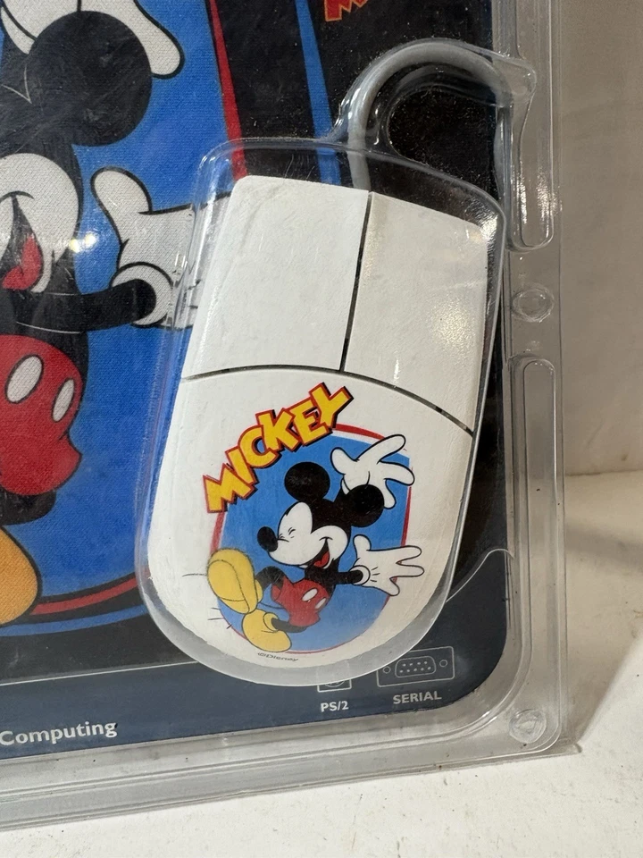Fellowes Mickey Mouse Mouse & Mouse Pad Set Desktop Computer PS/2 Serial adapter - Image 3 of 4