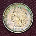 1892 Indian Head Cent, CLEANED, Free Shipping