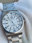 New DB Di Bacarri Men's White Dial Stainless Steel Watch DB7777-WT 40mm — photo 7