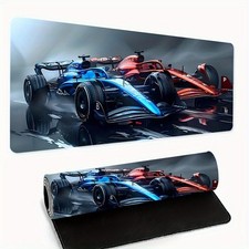 40 90cm Extra-Large Racing Car Design Mouse Pad - Durable Rubber with Non-Slip B