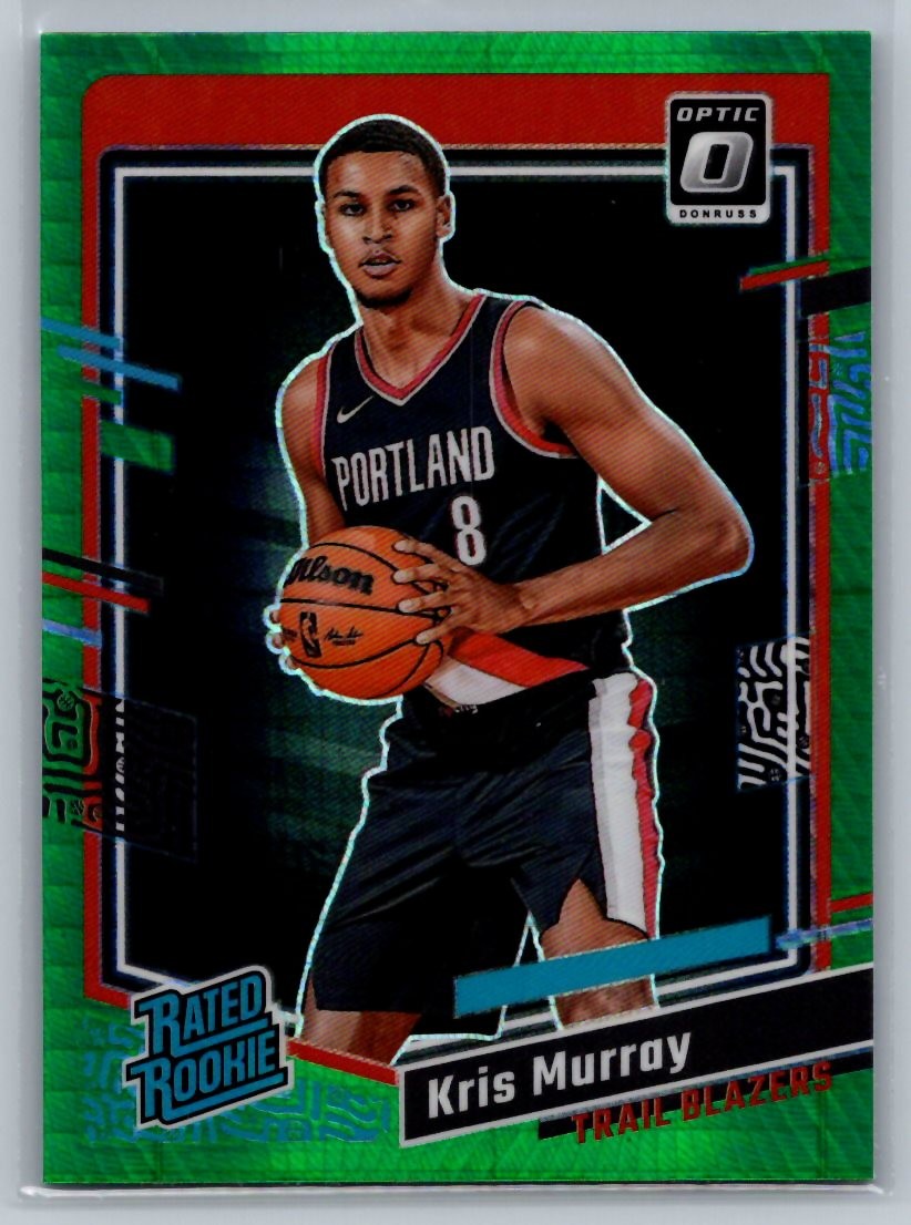 2023-24 Donruss Optic #213 Kris Murray Hyper Green