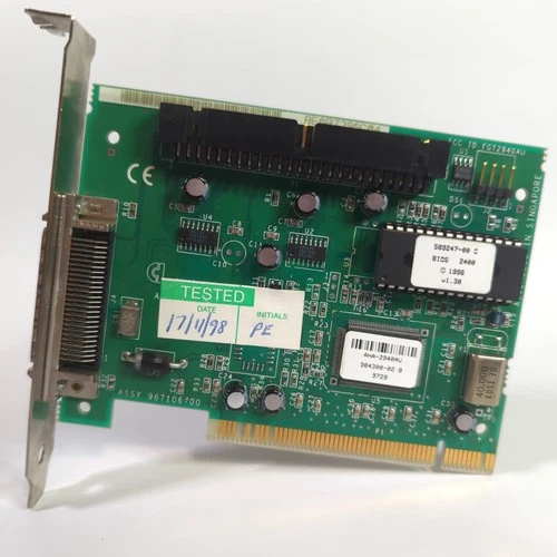 Adaptec AHA-2940AU PCI SCSI Controller (50-pin) - Tested Working