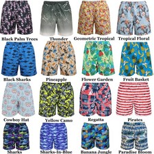 Men Swim Trunks, Swimming Shorts Swimwear w Mesh 2 Side Pockets Bathing Suit