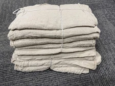 500 industrial shop cleanup rags / towels natural prewashed 13X14 inch