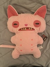 18 Fuggler Sphinx BIG FUGG Wrinkle McStinkles Hairless Cat Pink Plush ToyXL
