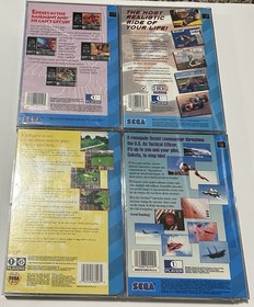 Sega CD Case/Manual Lot (4) No Games