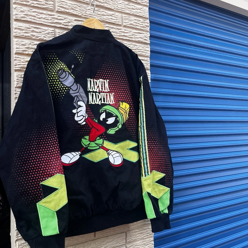 Vintage JH Marvin The Martian Looney Tunes Collaboration Jacket Mens Size XXL - Image 4 of 4