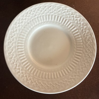 American Atelier Apollo 5420 Bread Plate Set of 3 Basket Weave Modern Farmhouse