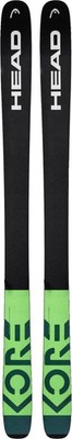 Head Kore 105 Alpine Skis, Anthracite/Green, 163cm