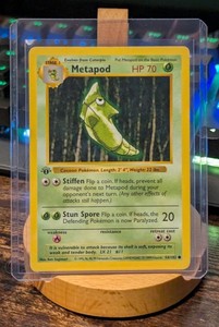 aggron v pokemon card Metapod 2000 Topps Chrome Foil Pokémon #11 – Piece Of The Game main image 1