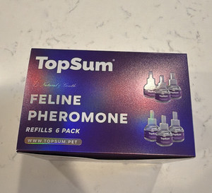 TopSum Feline Pheromone Refill 6 Pack 48 mL Calming Pheromone Refills