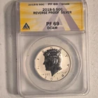 2018-S Kennedy Half Dollar 50C ANACS PF69 DCAM Reverse Proof Silver