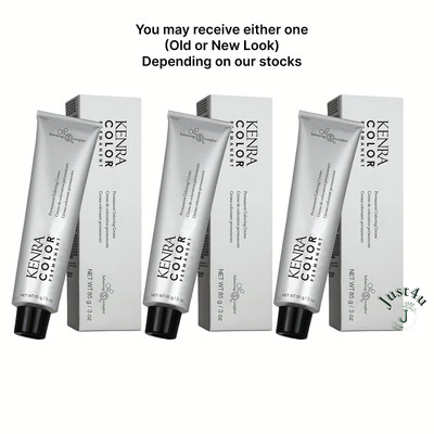 (3PACK) KENRA Color Permanent Coloring Creme, 3oz.