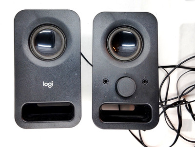 Logitech Z150 Multimedia 2.0 Portable Computer Speakers - Black