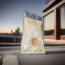 Vintage 1960s Tip-Top Breeze Bonnet Aspirin Dot Bouffant Hair Net Hat Mod  NOS