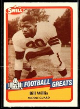 1989 Swell Greats Bill Willis #100 Cleveland Browns