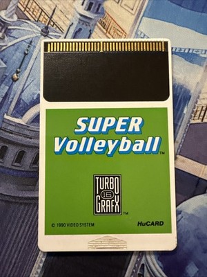 Super Volleyball - Authentic (Turbografx 16) HuCard  Game Cart - US Version