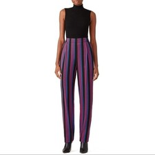 Diane Von Furstenberg Stripe Soft Pant NWT Size 2