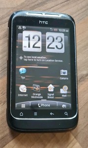 HTC Wildfire S schwarz Smartphone Originalverpackt