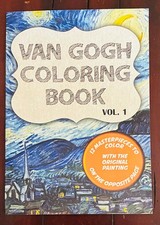 Blackpaper Publishing Vincent Van Gogh Coloring Book Volume 1