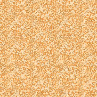 FIGO - Flourish by Hina Mirza - Fields - Orange ,1/4 yard