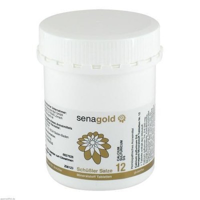 BIOCHEMIE Senagold 12 Calcium sulfuricum D 6 Tabl. 1000 ST PZN 6827628