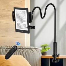 Bongogoo Kindle Holder with Remote Page Turner  Hands-Free Stand for Reading...