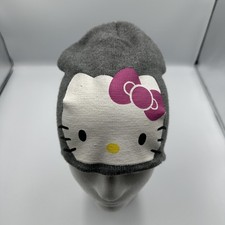 Hello Kitty Hat Cap Fitted One Size Womens Cute Sanrio 2013 Cartoon Pink Bow