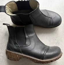 EL NATURALISTA Damen Leder Stiefeletten Boots Braun Schuhe Gr.40