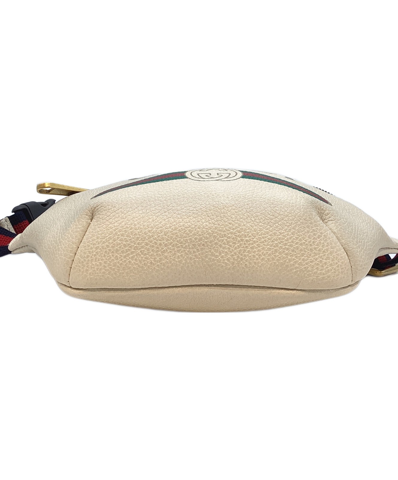 GUCCI Logo Print Small Belt Bag Ivory Coated Canvas 527792 SN2578 thumbnail 23