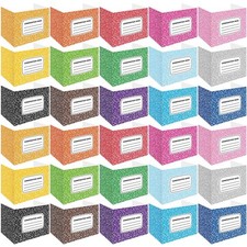 30 Pcs School Privacy Boards Bulk for Student Colored Desk Trifold Divider Panel
