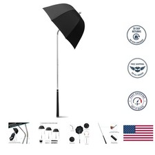 Elegant and Lightweight Waterproof Golf Bag Umbrella with Adjustable Shaft