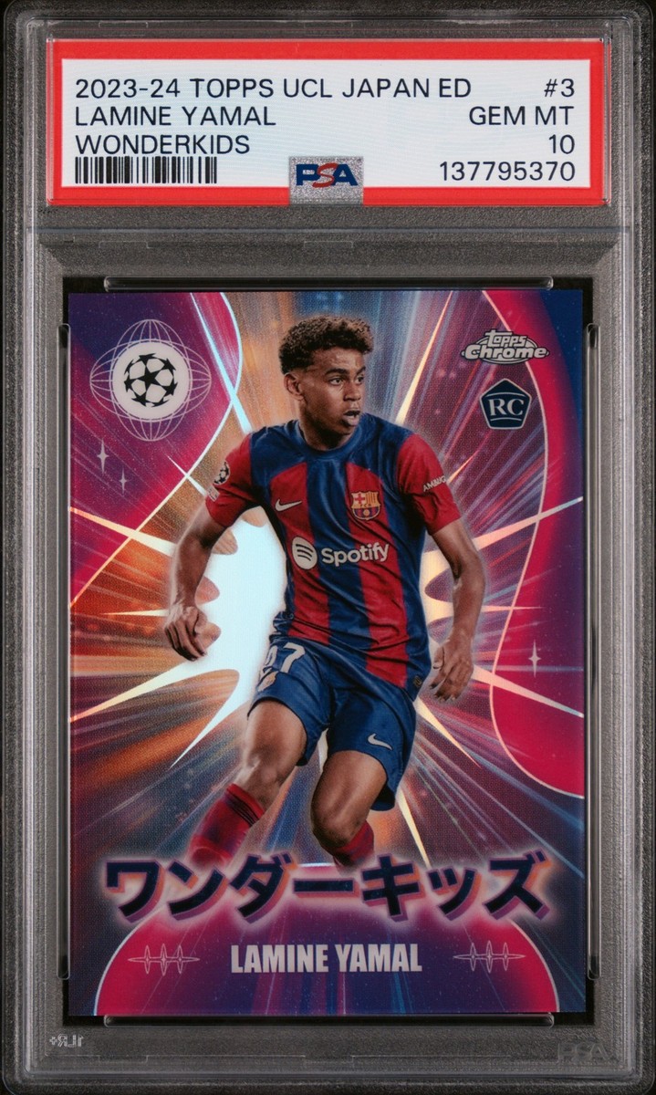 2023-24 TOPPS CHAMPIONS LEAGUE JPN ED WONDERKIDS #3 LAMINE YAMAL