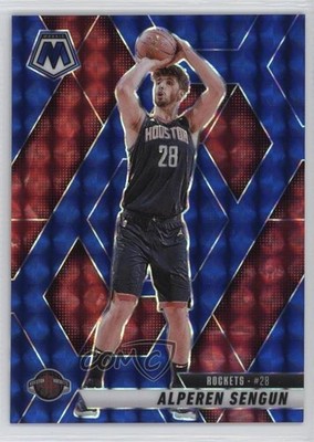 2024-25 Panini Mosaic Blue Mosaic Prizm 1/199 Alperen Sengun #64 1aj