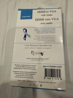 HDMI Male to VGA Female Video Cable Converter Adapter