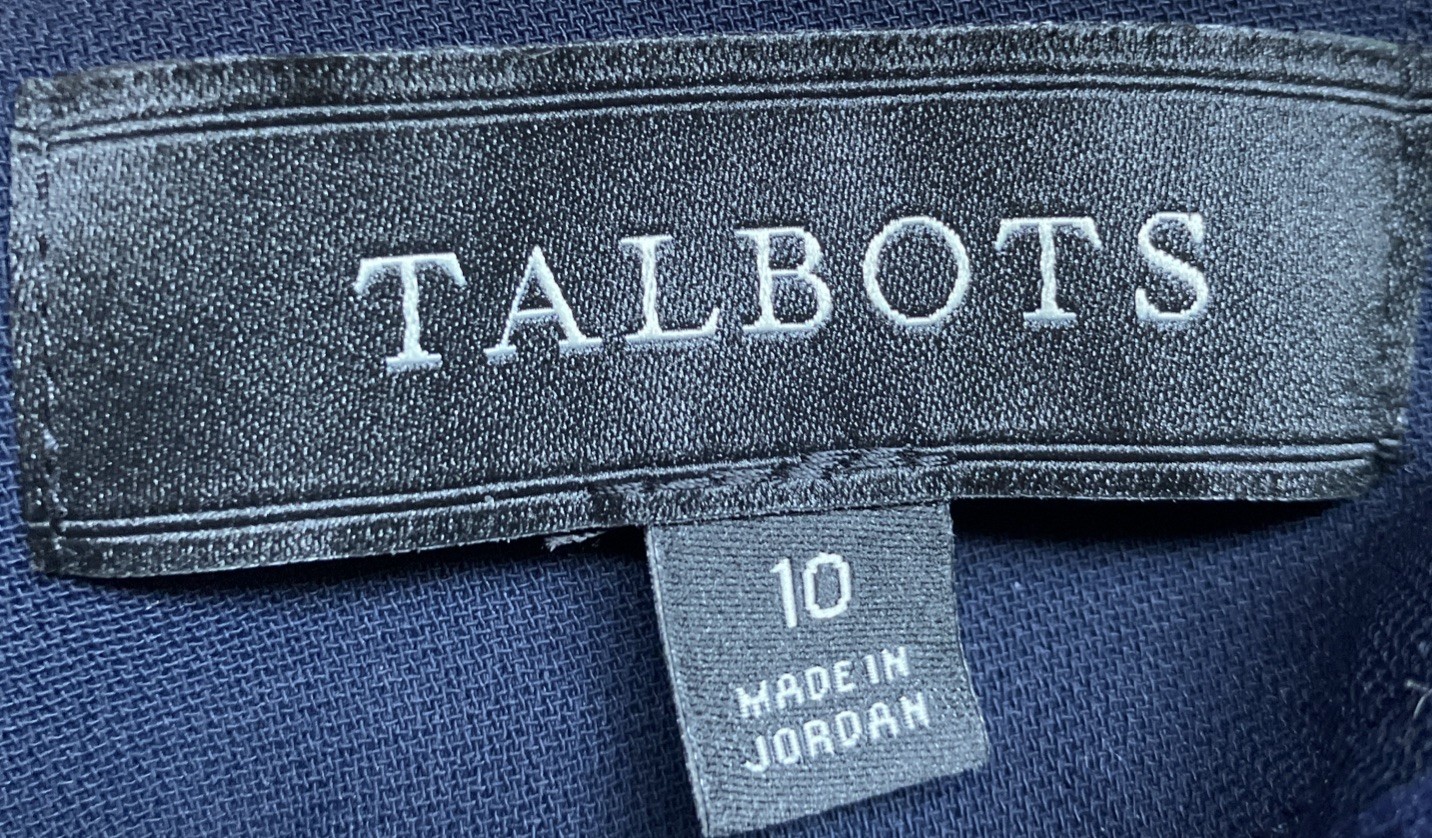 Talbots Navy Blue Skirt New With Tag
