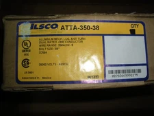 350MCM mechanical anti-turn lugs lot/3 Ilsco D2584 ATTA-350-38 3 lots available