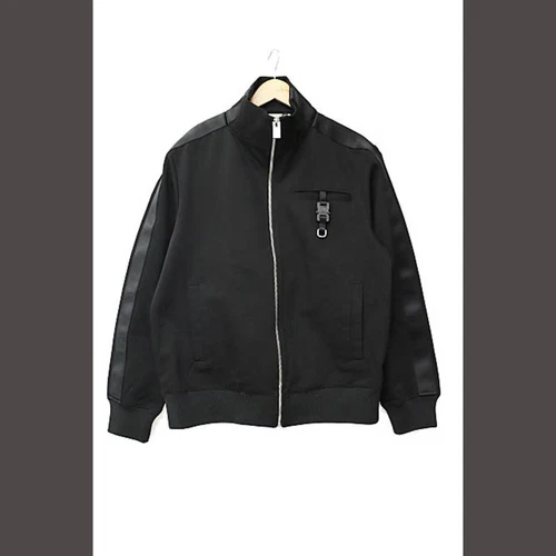 Alix ALYX Fibbia Dettaglio Track Jacket Blouson AAMSW0059FA01 L Nero Vintage