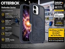 OtterBox iPhone 16 Defender Pro Series XT Clear Case - Offgrid Blue