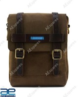 Leder Tank & Heck Tasche Dunkel Braune FüR BSA Triumph Royal Enfield Motorrad@