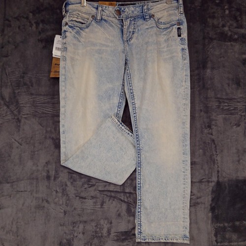 Jeans Capri Silver Jeans Co Tuesday - Taille 25 - Bleu Denim - Coupe Slimming - Neuf Avec Étiquettes (NWT)