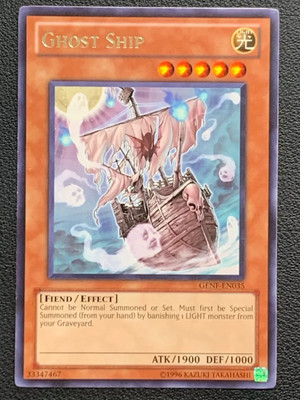 GHOST SHIP GENF-EN035 RARE LIGHT PLAY YUGIOH