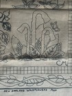 CLAIRE MURRAY ‘New England Wildflowers’ RARE Rug Hooking design on burlap ONLY — photo 10