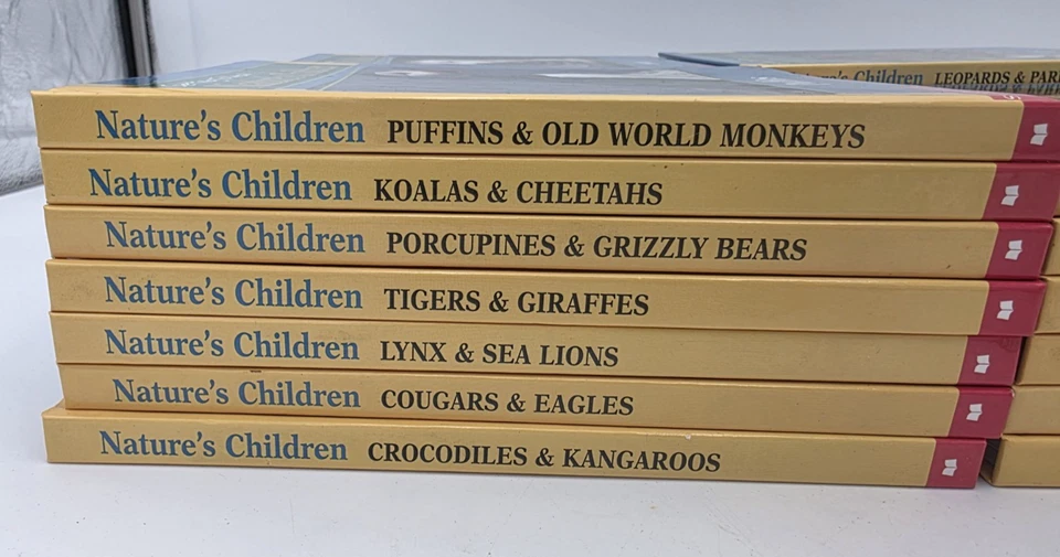 getting to know nature's children books 2-Sided hardcover book Lot of 27 - Image 4 of 4