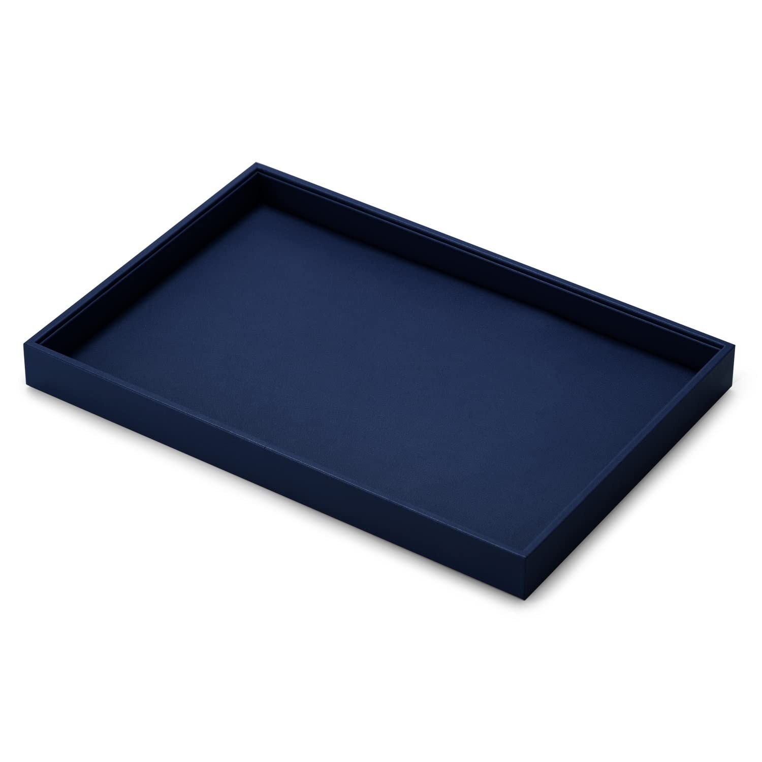 Oirlv Elegant Blue Jewelry Display Tray Stackable Jewelry Trays Jewelry Drawe...