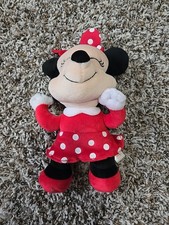 Ty Sparkle Minnie Mouse Red Polka Dot Dress 5" Plush