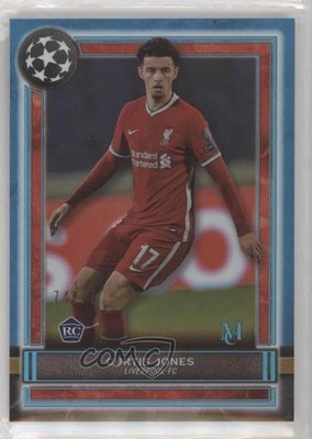 2020-21 Museum Collection UEFA Champions League 74/75 Curtis Jones Rookie RC i4v